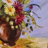 Large Oil on canvas Renaud Gouiran