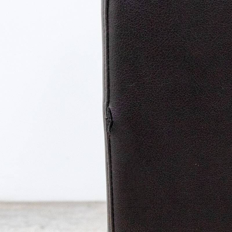 Brown leather armchair by Tacchini