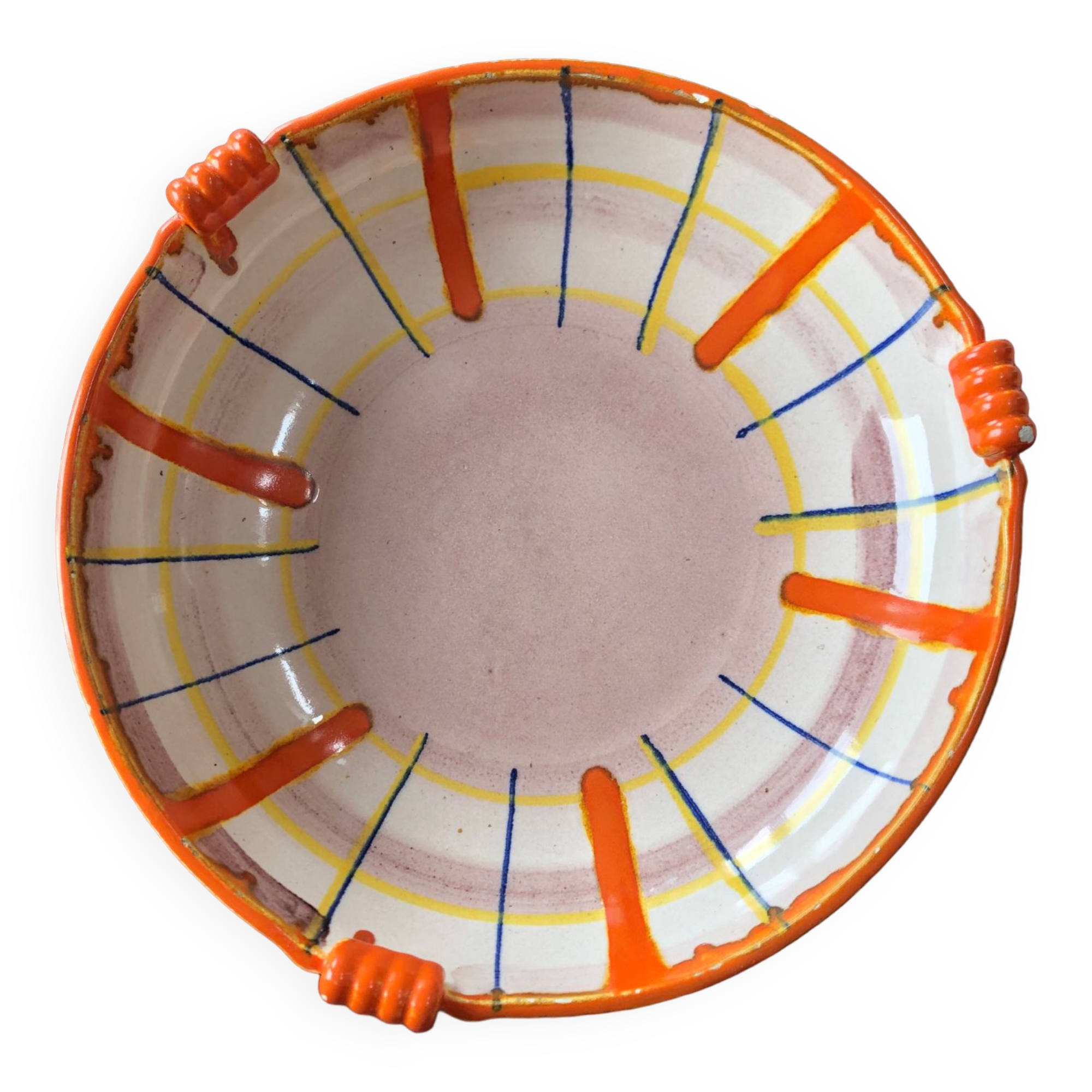 Abstract dish by Elfie Stadtler for Schramberg