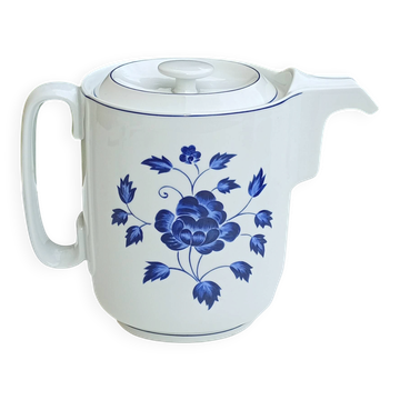 Coffee pot porcelain Marc Held for Coquet Limoges Bernardaud decoration