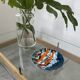 Vallauris ceramic blue plate