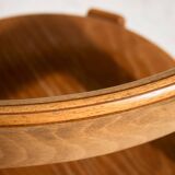 Beech dining set by Bruno Rey for Kusch & Co., Set of 7