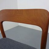 Danish Model 75 Chair in Oak by Niels Otto Møller for J.L. Møllers, 1960s