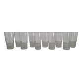 Water glasses or vintage aperitif glasses