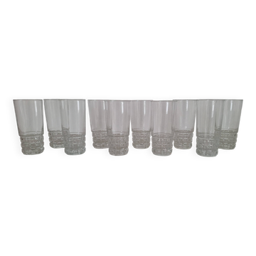 Verres à eau ou apéritif vintage