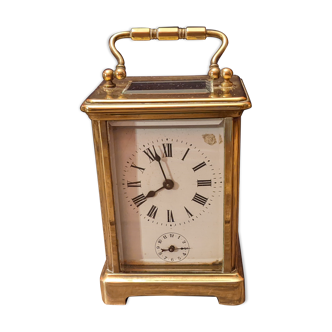 Nineteenth century officer's clock in perfect condition
