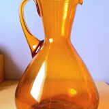 Amber decanter biot 70s