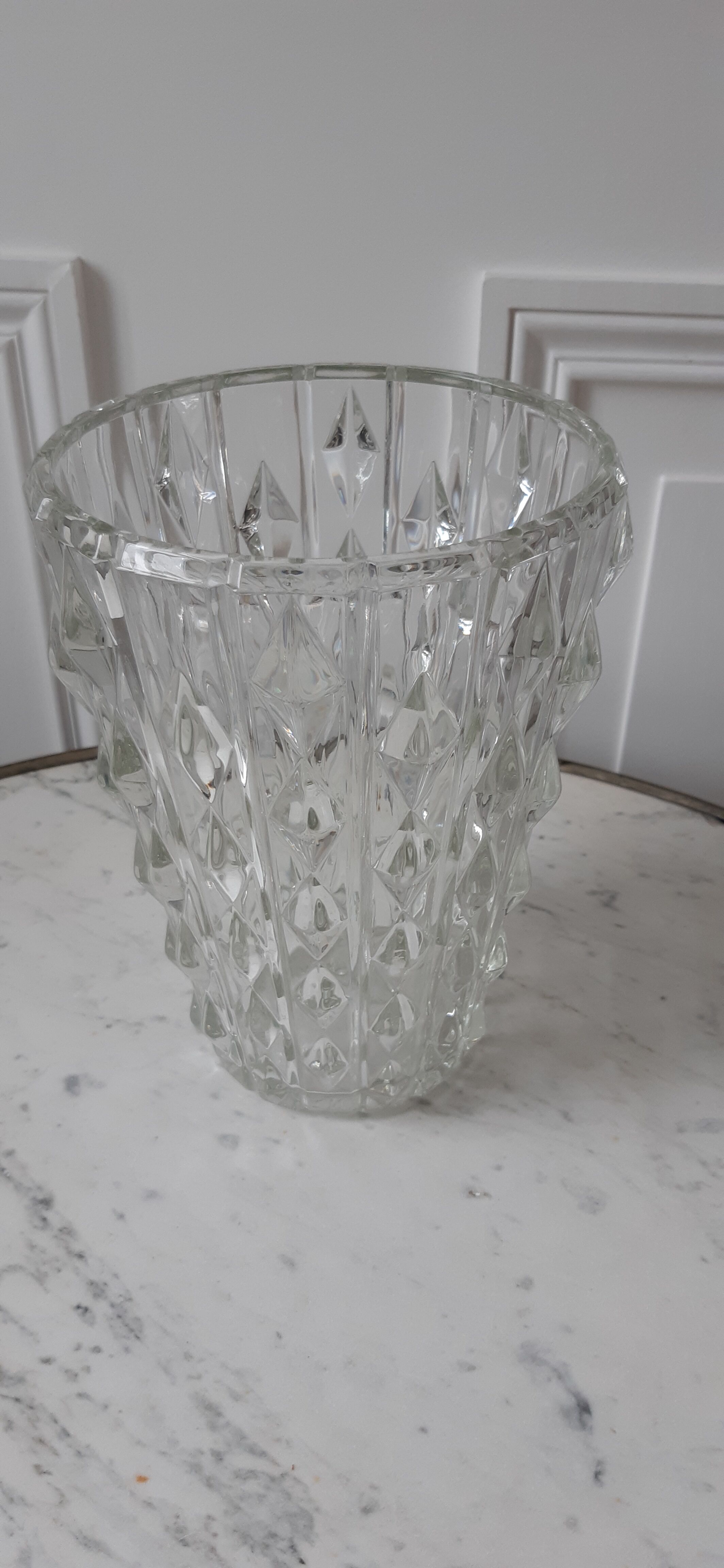 Crystal vase 50s
