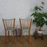 Pair of Baumann chairs revamped