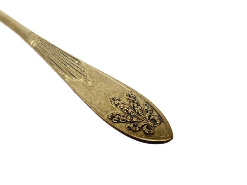 Art Nouveau style sugar bowl spoon by Hersch Mordka Spiro, Poland, 1930s