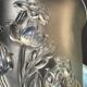 Large vase with 2 Art Deco handles signed Verlys