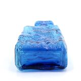 Empoli Italian carafe in blue glass, 1960s