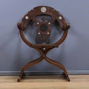 Fauteuil syrien en noyer – fin XIXe