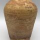Vintage accolay ceramic vase, brutalist art, signed hubert guy