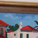 Original Swedish Oil on Canvas – “City View” by Gösta Sigfrid
