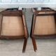 Lot de 2 chaises art déco vintage.