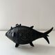 Poisson en bronze art tribal indien