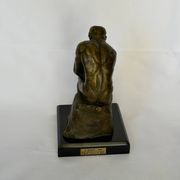 La sculpture en bronze Le Penseur, statue en bronze Rosin