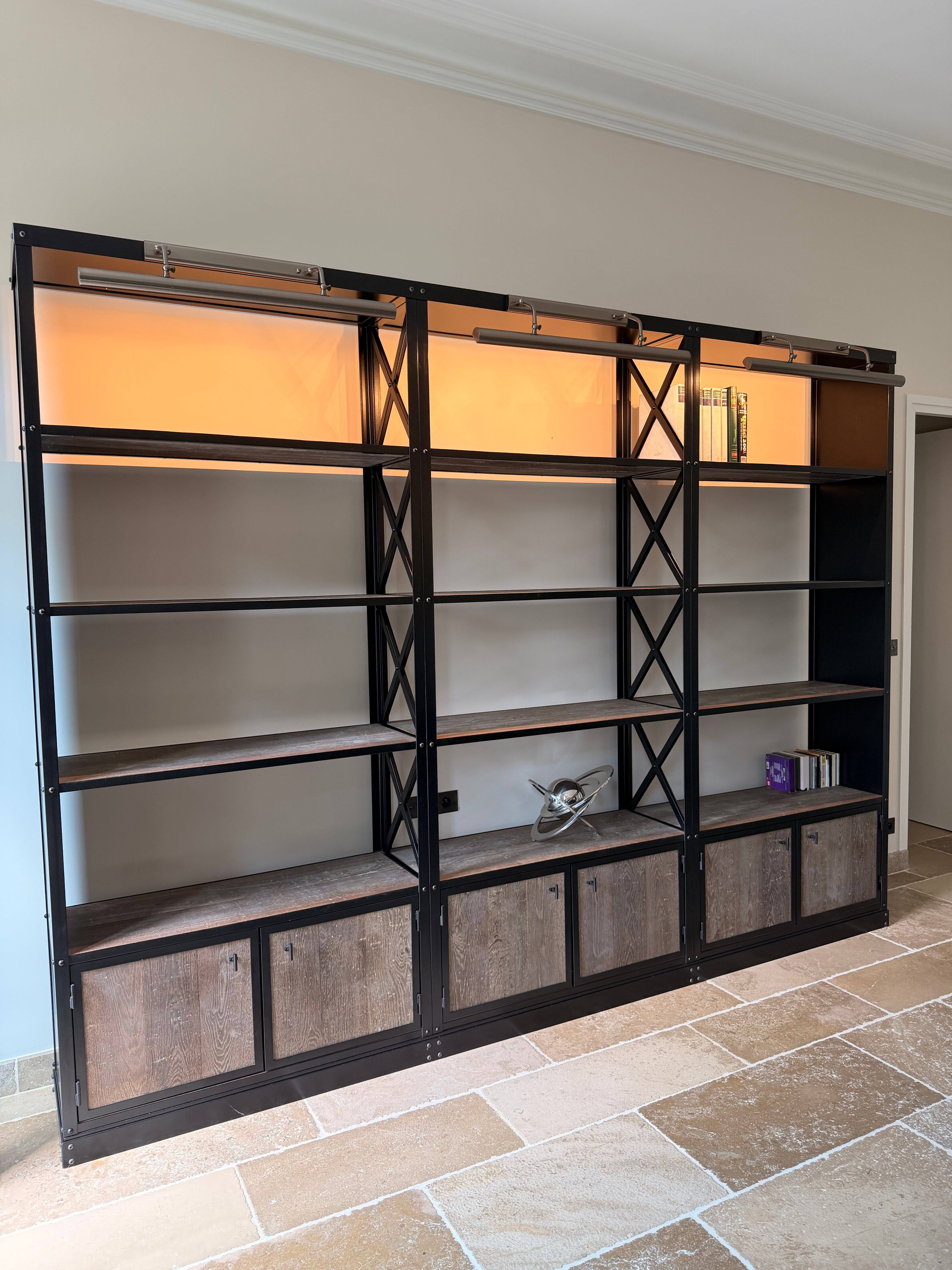 Industrial style library