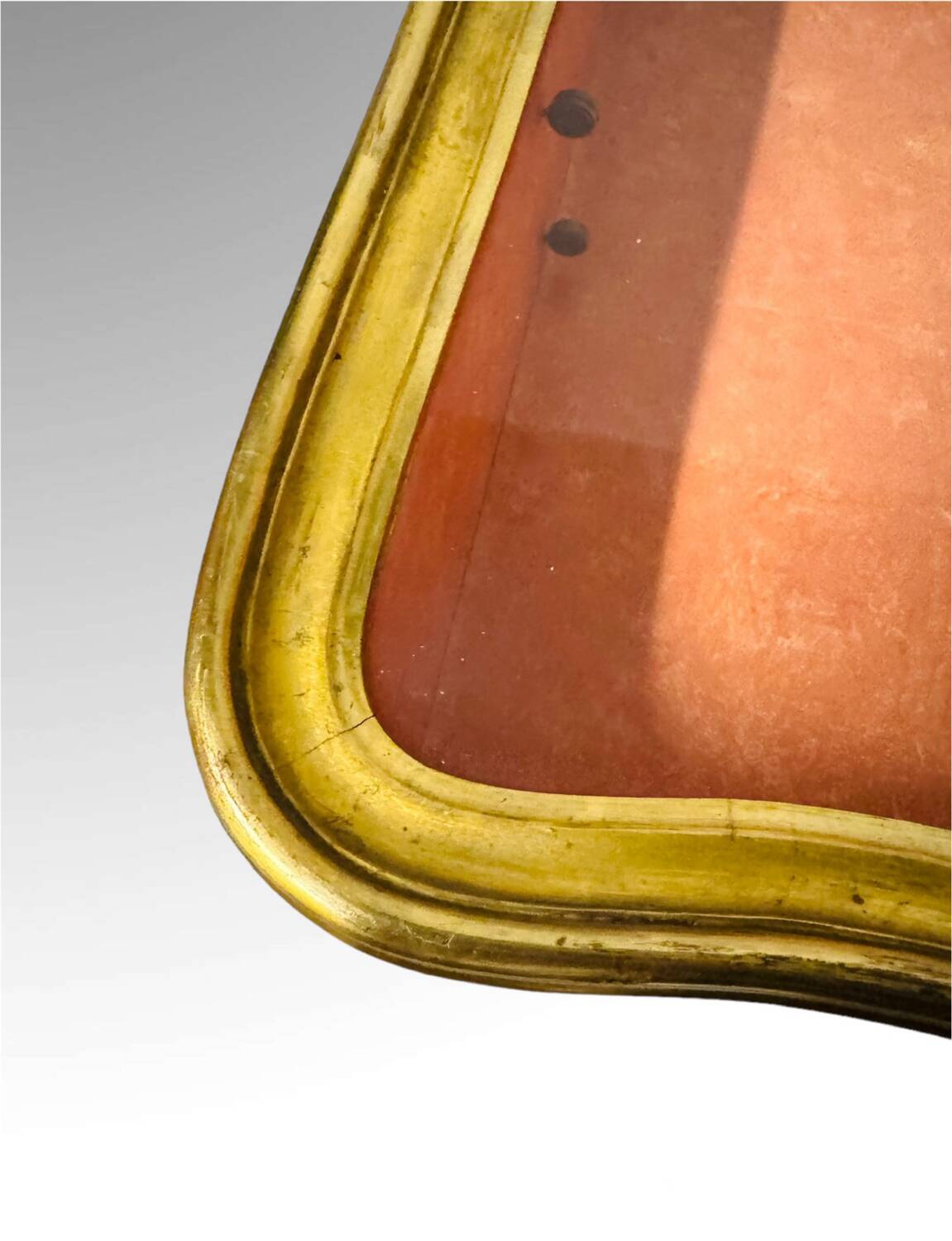 Vitrine murale de style Louis XV Rocaille Bois doré