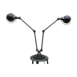 Vintage Jielde Floor Lamp Double Graphite Industrial 4 arms by Jean Louis Domecq France 1960