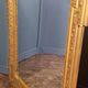 Antique French Napoleon III mirror with gold-coloured frame