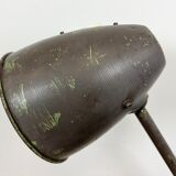 Brown Industrial Workshop Table Lamp, 1960s