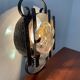 Vintage wall lamp in wrought iron and De Murano glass from the 50s and 60s