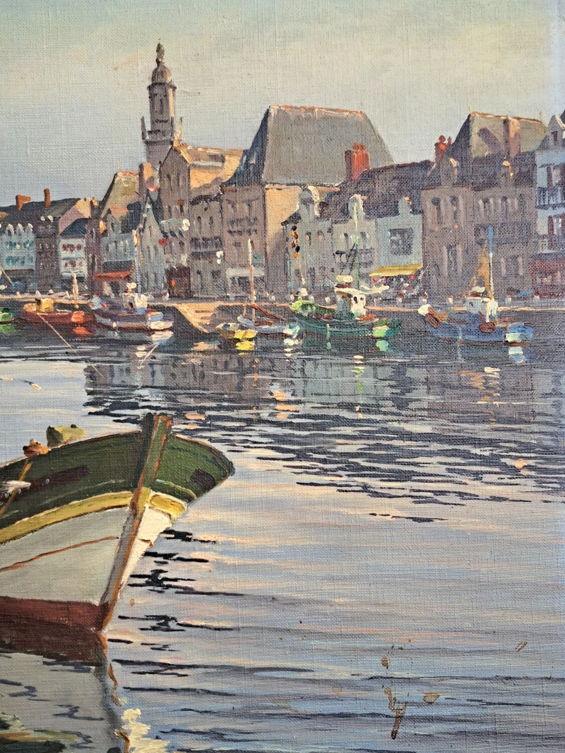 Painting René Huchet Le Croisic Brittany