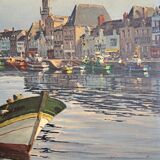 Painting René Huchet Le Croisic Brittany