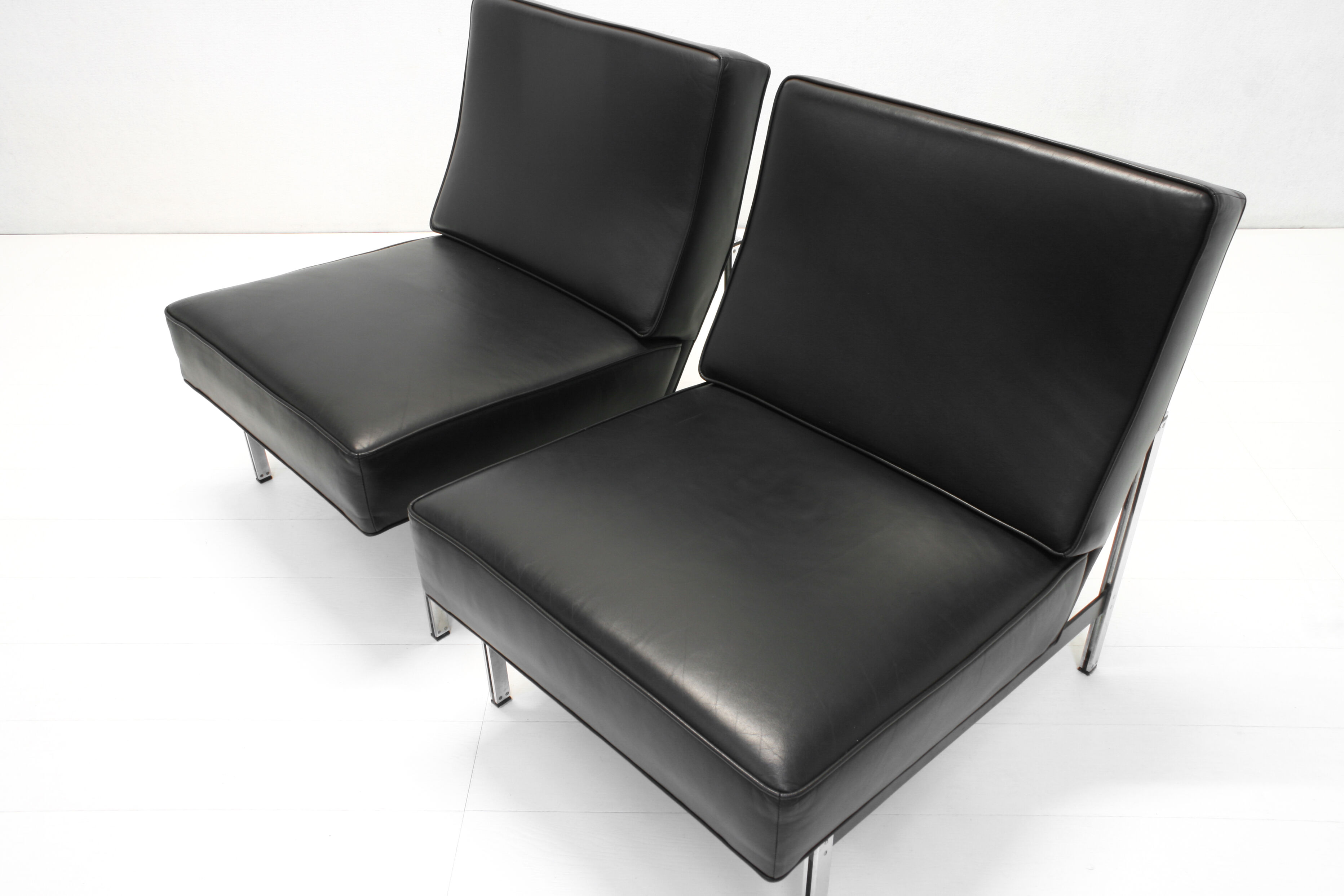 Paire de chauffeuses bar parallèle modèle 51 par Florence Knoll pour Knoll International 1960