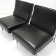 Paire de chauffeuses bar parallèle modèle 51 par Florence Knoll pour Knoll International 1960
