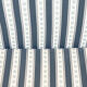 Armchair, striped fabric with flowers, 80s/90s