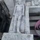 Monumental stone fireplace