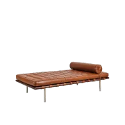 Meridian Barcelona in leather by Mies van der Rohe, Knoll International