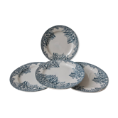 Assiettes Saint Amand modèle Narcisse