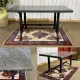Table en marbre et piétement fonte