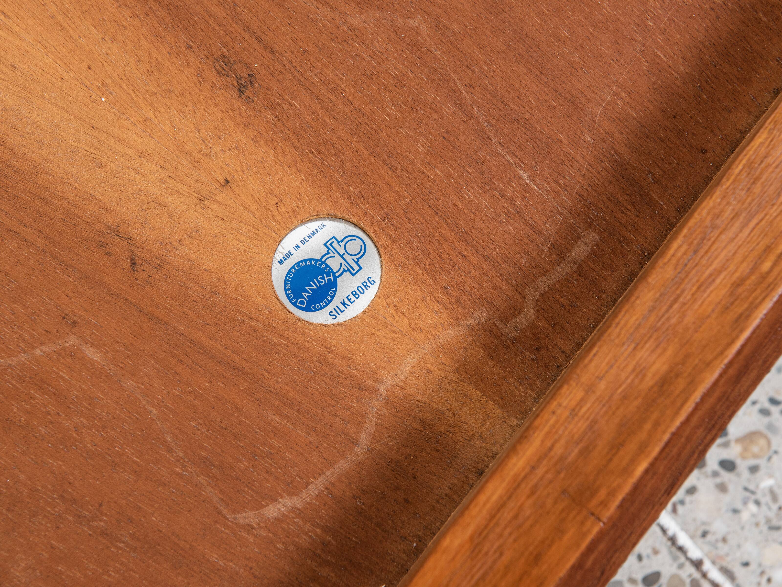 Midcentury Danish coffee table in teak by Johannes Andersen for Silkeborg 1960s