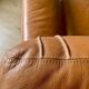 Two-seater leather sofa