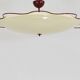 Large flush mount indirect light ceiling fixture from the Filmcasino in Vienna, 1950s.