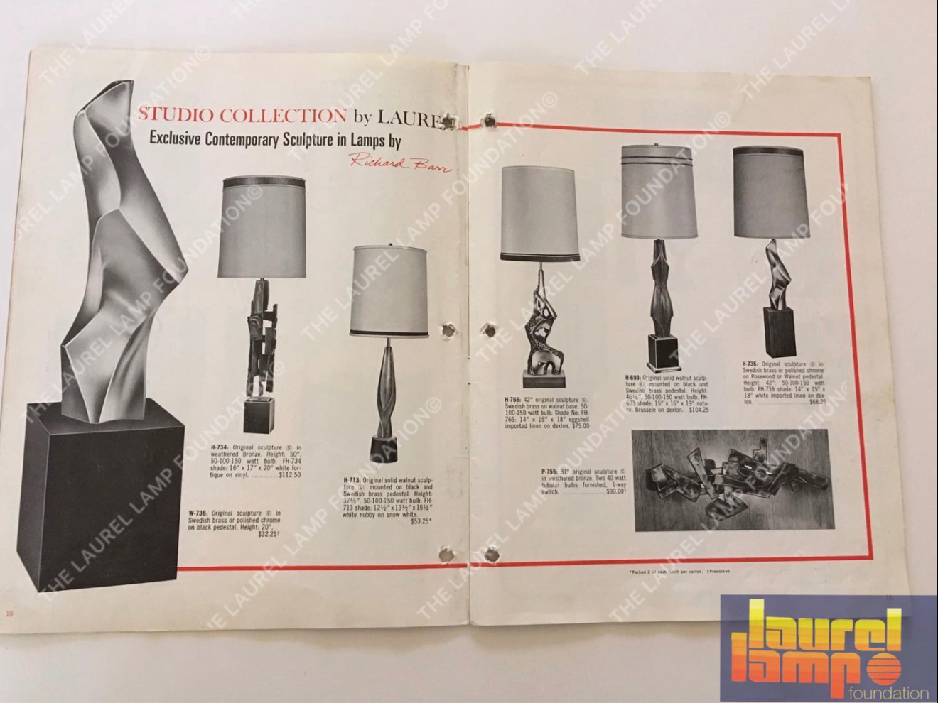 RICHARD BARR - LAUREL LAMP & CO