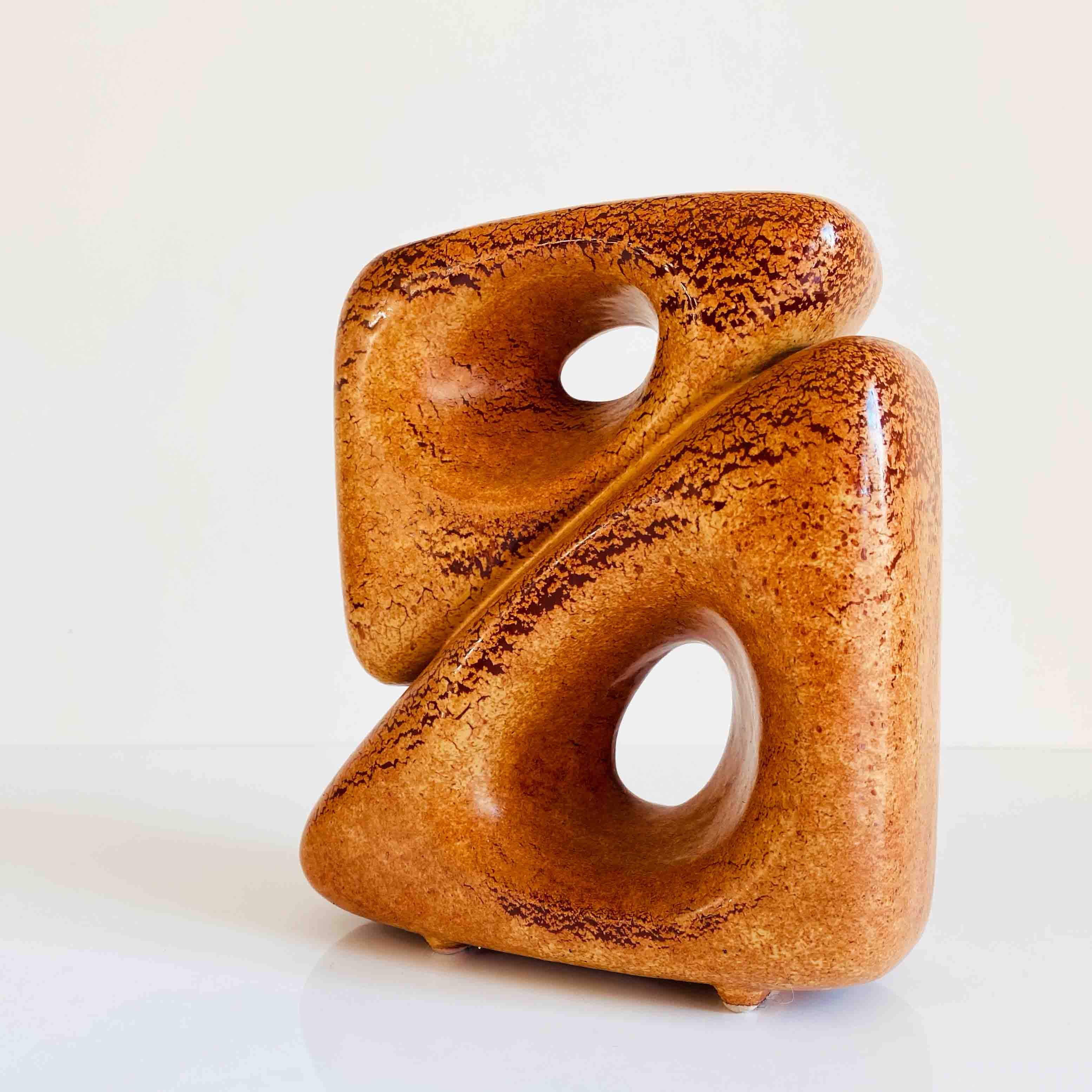 Ceramic Space Age vase by Roberto Rigon, Italy 70s