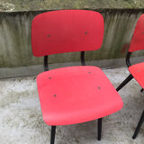Set of 4 "Revolt" model chairs by Friso Kramer