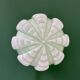 Vintage Art Deco globe wall light in pale green opaline.