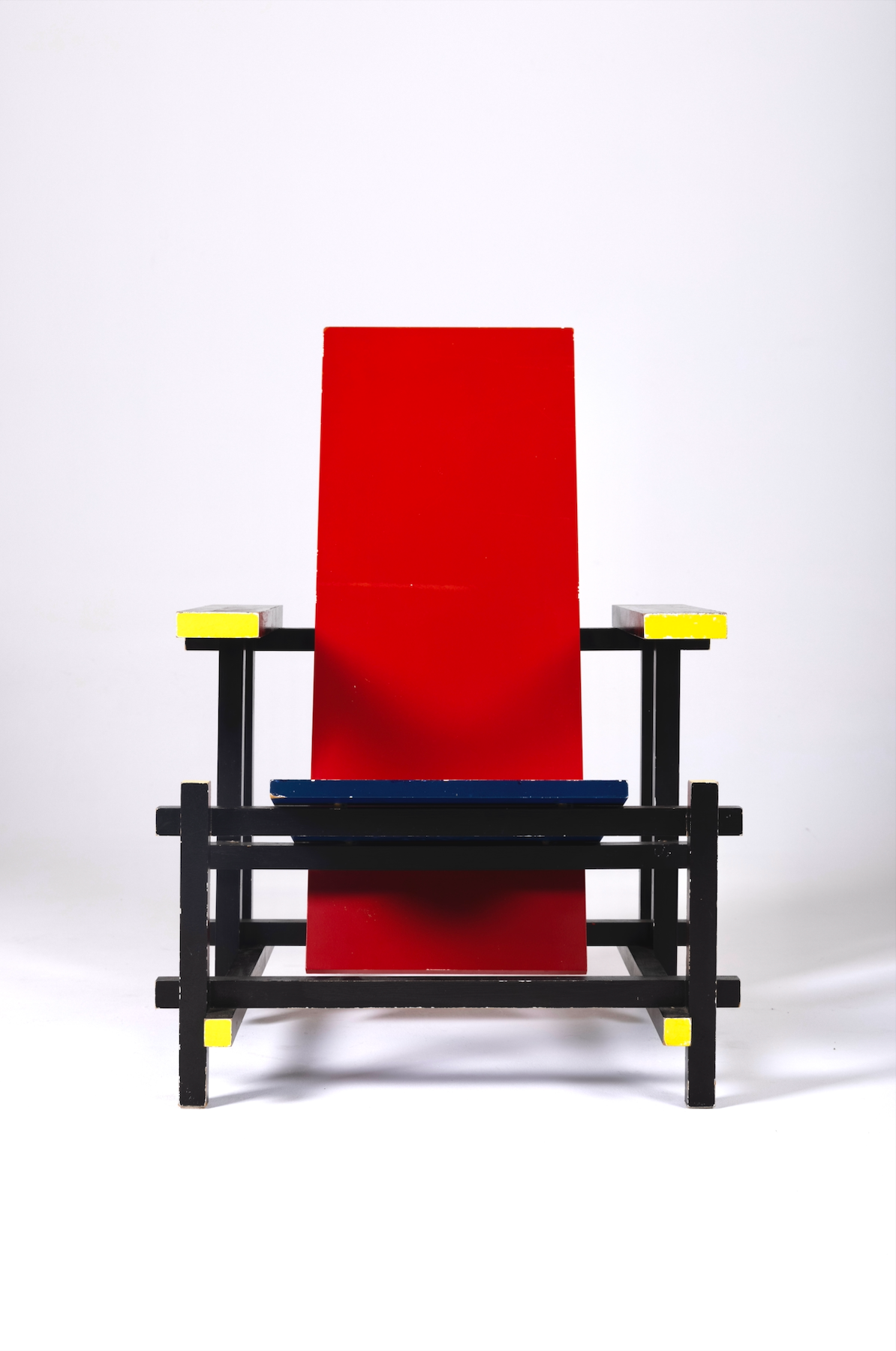 Armchair "Rouge Bleu" Bauhaus spirit, 1970s