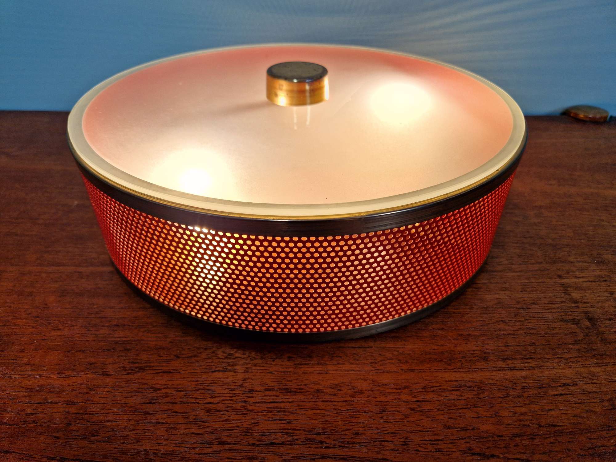 Ceiling light porthole, Lunel (France), 1950s