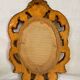 Miroir vintage en bois doré