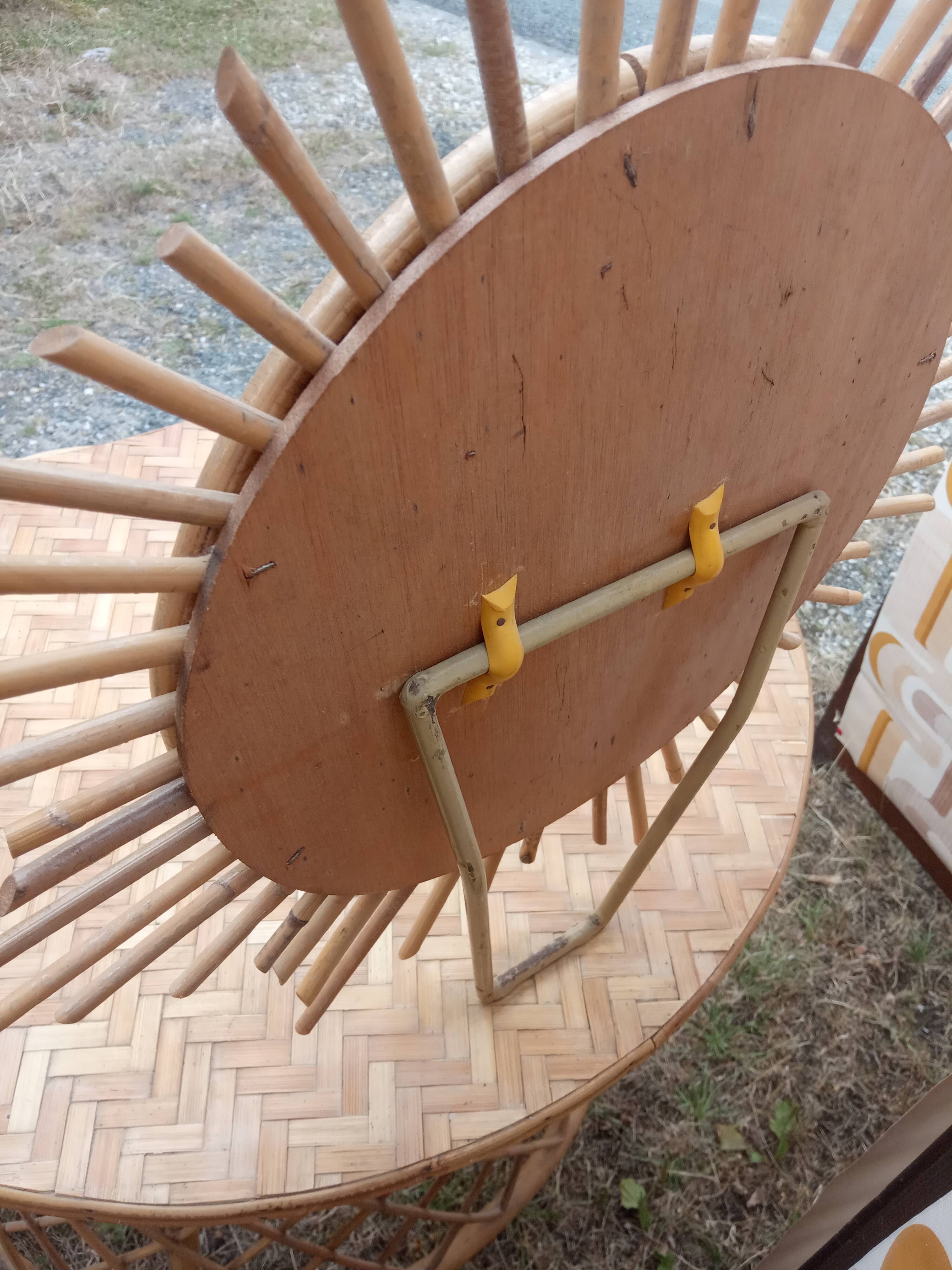 Rattan dressing table and her stool 50