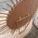 Rattan dressing table and her stool 50