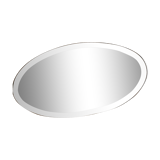 Beveled mirror 71x39cm